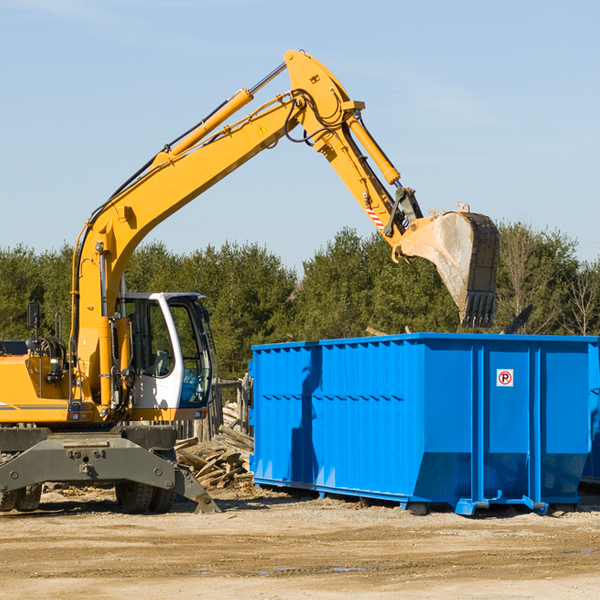 how many times can i have a residential dumpster rental emptied in New Middletown Indiana